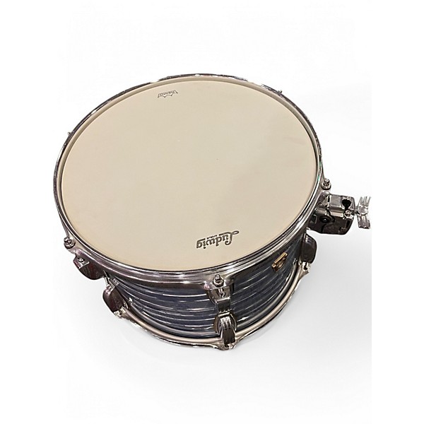 Used Ludwig 3 Piece Classic Maple Blue Pearl Drum Kit