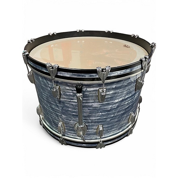 Used Ludwig 3 Piece Classic Maple Blue Pearl Drum Kit