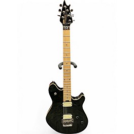 Used EVH Wolfgang Standard QM Trans Black Solid Body Electric Guitar