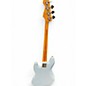 Used 2023 Squier Classic Vibe 70s Jazz Bass Blue Electric Bass Guitar