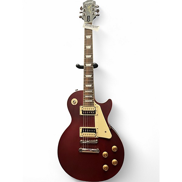 Used Epiphone Les Paul Traditional Pro IV Worn Wine Red Solid Body Electric Guitar
