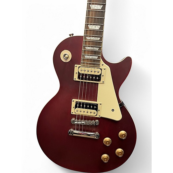 Used Epiphone Les Paul Traditional Pro IV Worn Wine Red Solid Body Electric Guitar