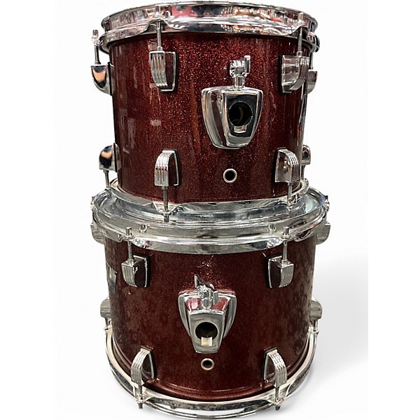 Used Ludwig 5 Piece Backbeat Red Drum Kit