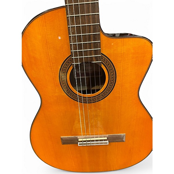 Used Takamine GC5CE Natural Classical Acoustic Electric Guitar