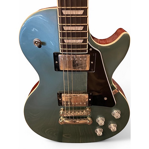 Used 2022 Epiphone les paul Pelham Blue Solid Body Electric Guitar