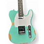Used Lyman LT200 Blue Solid Body Electric Guitar