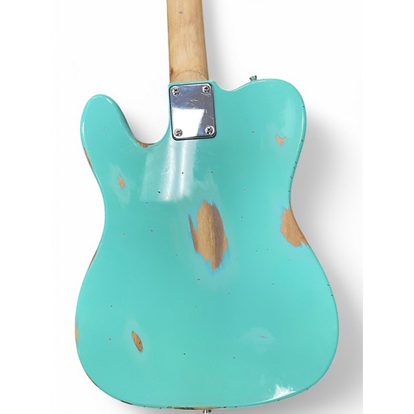 Used Lyman LT200 Blue Solid Body Electric Guitar