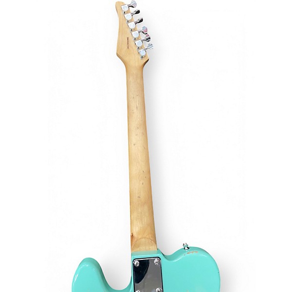 Used Lyman LT200 Blue Solid Body Electric Guitar