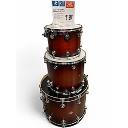 Used DW 3 Piece Collector's Series TABACCO BURST Drum Kit
