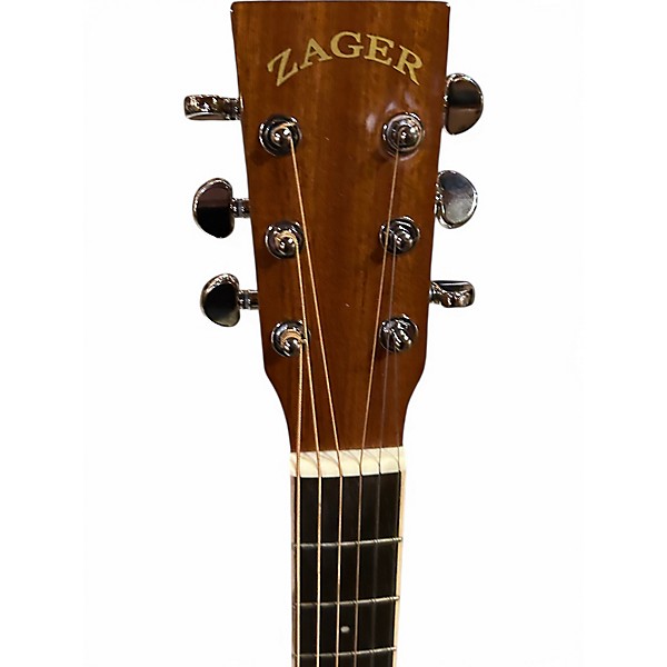 Used Zager ZAD-50N Natural Acoustic Guitar