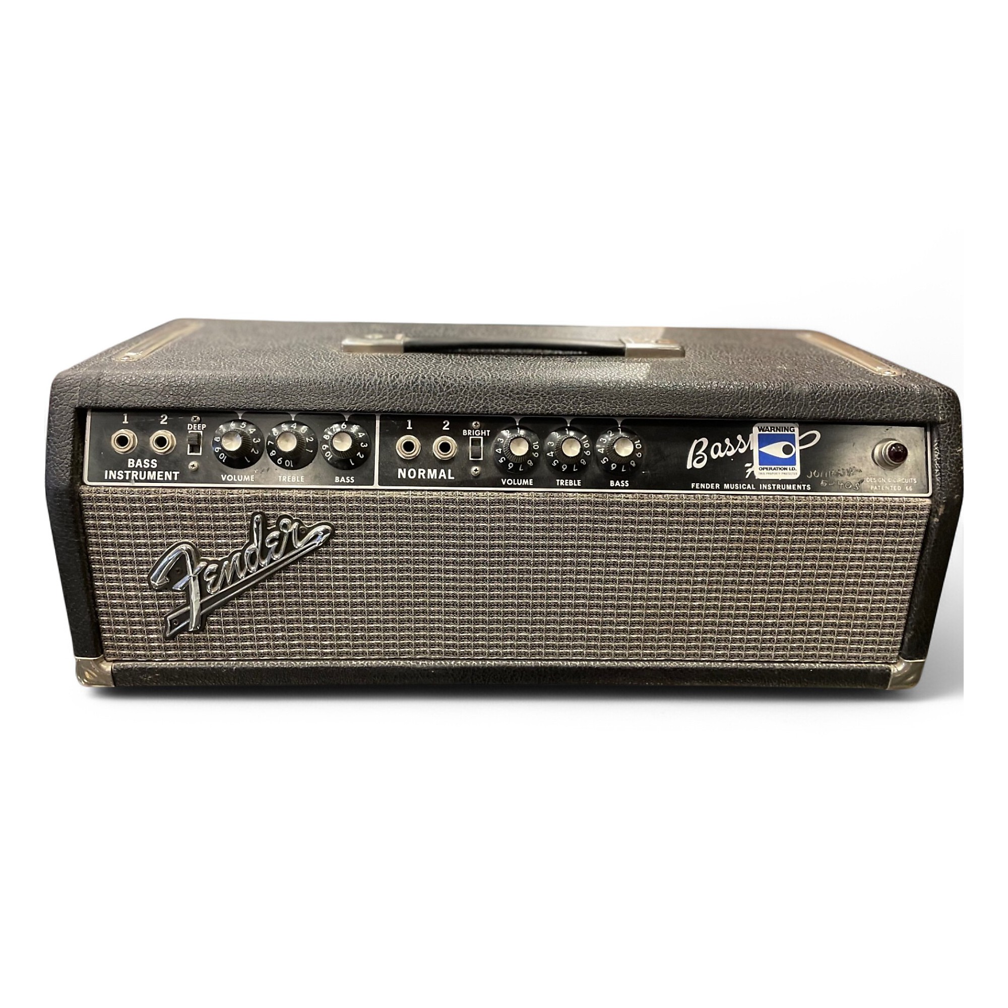 Vintage 1966 Fender Bassman Tube Bass Amp Head | Guitar Center