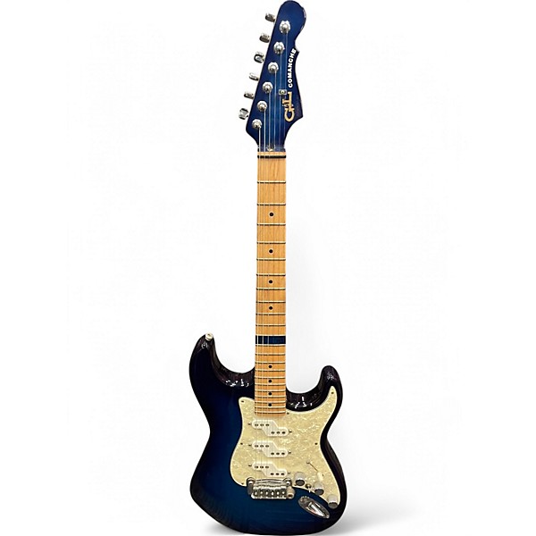 Used G&L Comanche Blue Burst Solid Body Electric Guitar