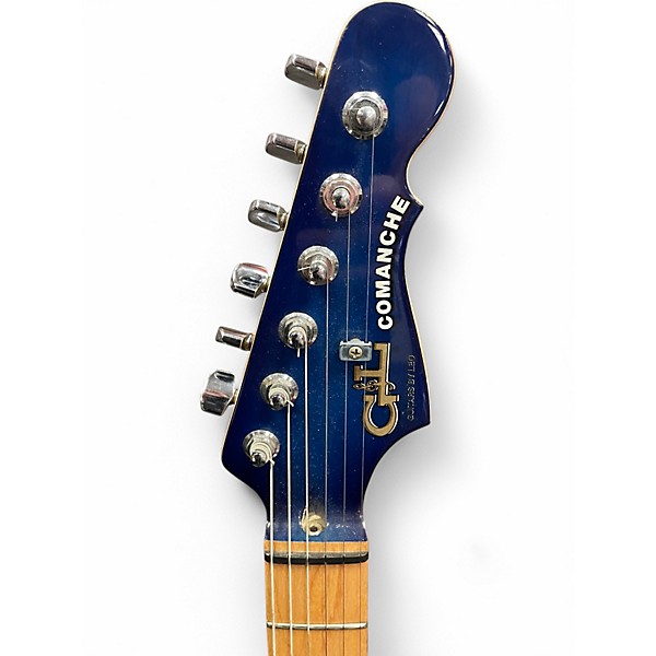 Used G&L Comanche Blue Burst Solid Body Electric Guitar