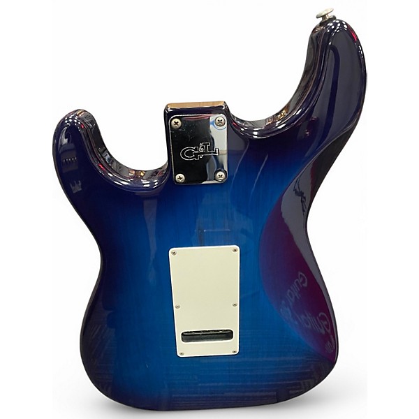 Used G&L Comanche Blue Burst Solid Body Electric Guitar