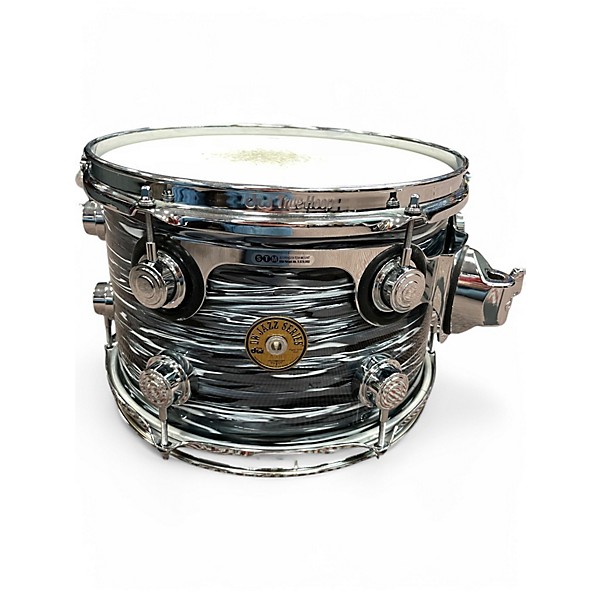 Used DW 3 Piece JAZZ SERIES BLACK OYSTER GLASS Drum Kit