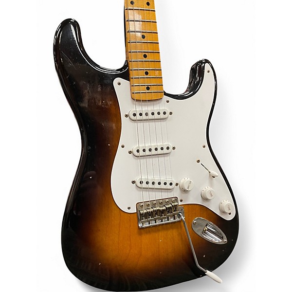 Used 2024 Fender Limited 70th Anniversary 54 Stratocaster Journeyman 2 Color Sunburst Solid Body Electric Guitar