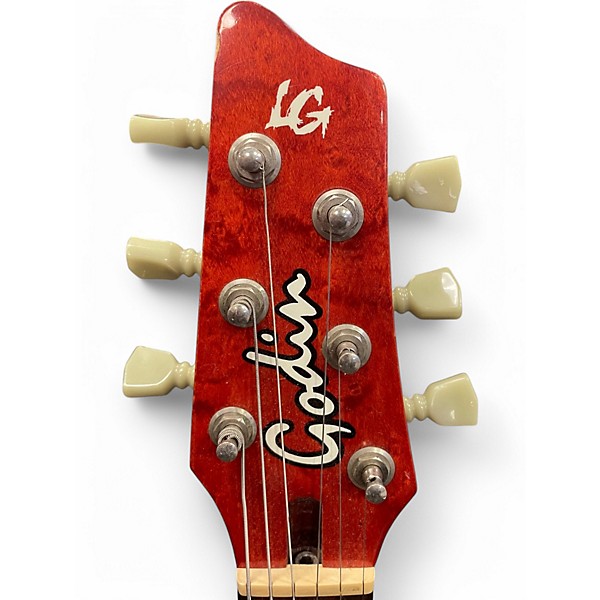 Used Godin LG RED Solid Body Electric Guitar