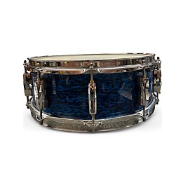 Used Pearl 5.5X14 Chad Smith Snare Blue Oyster Drum
