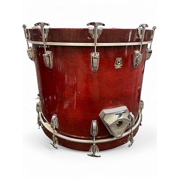 Used Ludwig 5 Piece Super Classic Cherry Drum Kit