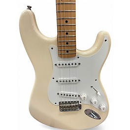 Used 2006 Fender Jimmy Vaughan Strat Olympic White Solid Body Electric Guitar