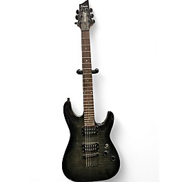 Used Schecter Guitar Research Diamond Series Gryphon Trans Black Solid Body Electric Guitar