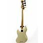 Used 2008 Fender American Standard Jazz Bass Olympic White Electric Bass Guitar