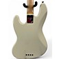 Used 2008 Fender American Standard Jazz Bass Olympic White Electric Bass Guitar