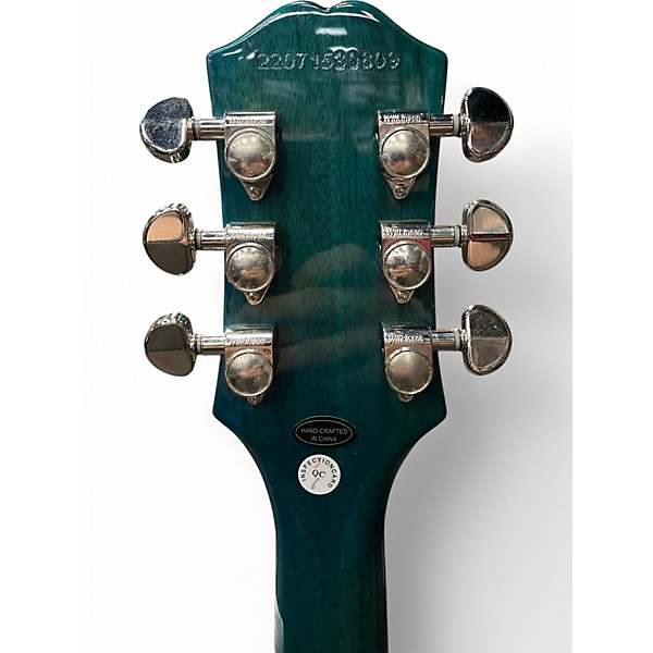 Used Epiphone Les Paul Standard FADED TURQUOISE Solid Body Electric Guitar