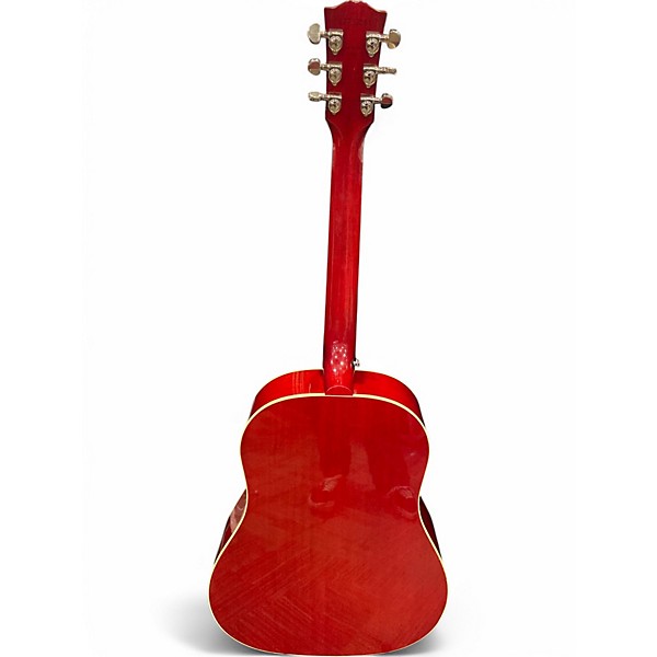 Used Gibson J45 Standard Left Handed Cherry Acoustic Electric Guitar