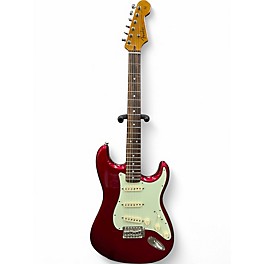 Used Fender Standard Stratocaster Candy Apple Red Solid Body Electric Guitar