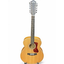 Used Guild F-2512E Natural 12 String Acoustic Electric Guitar