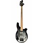 Used Ernie Ball Music Man Bongo 4 String HH Stealth Black Electric Bass Guitar