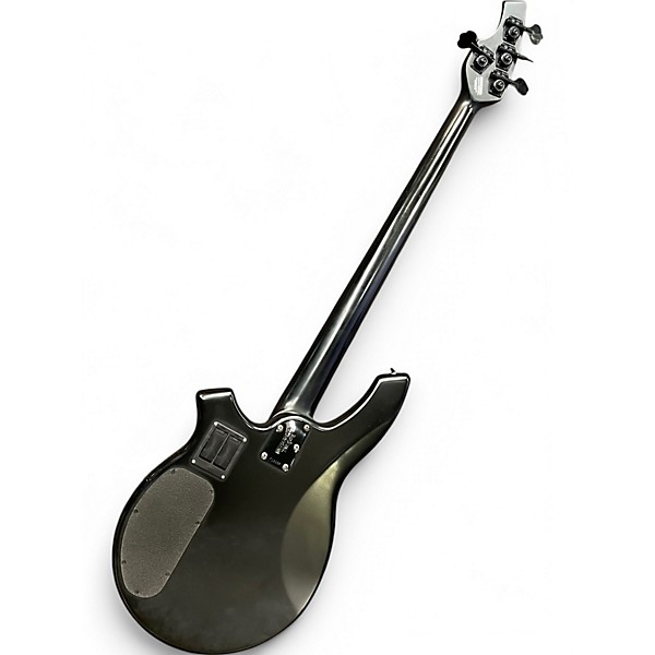 Used Ernie Ball Music Man Bongo 4 String HH Stealth Black Electric Bass Guitar