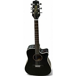 Used Takamine eg531sc Black Acoustic Electric Guitar