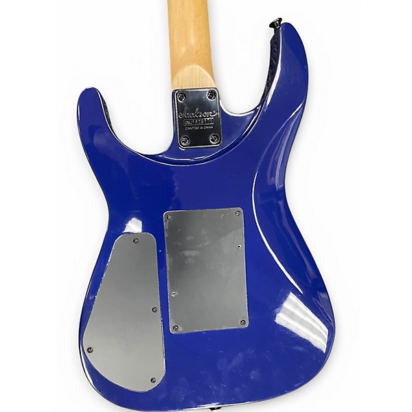 Used Jackson JS SERIES Dinky Arch Top JS34Q DKAM Blue Solid Body Electric Guitar
