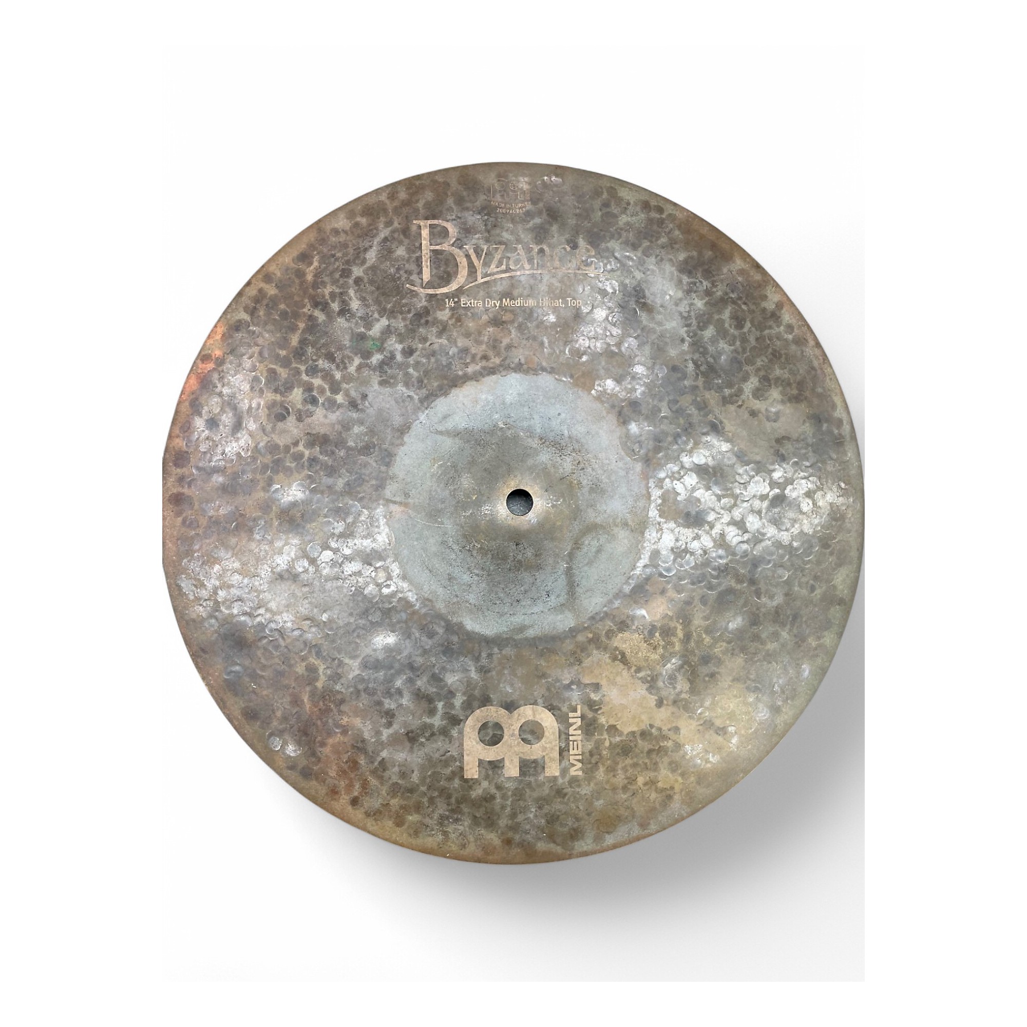 Used MEINL 14in Byzance EX Dry Medium Hi Hat Pair Cymbal 33