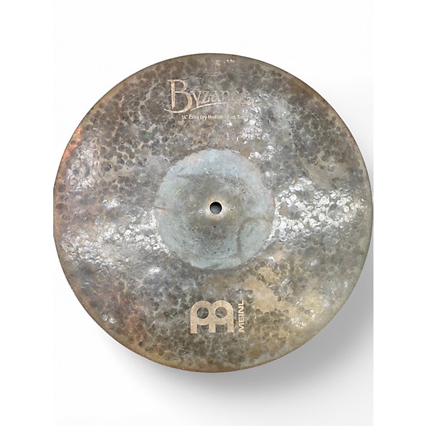 Used MEINL 14in Byzance EX Dry Medium Hi Hat Pair Cymbal