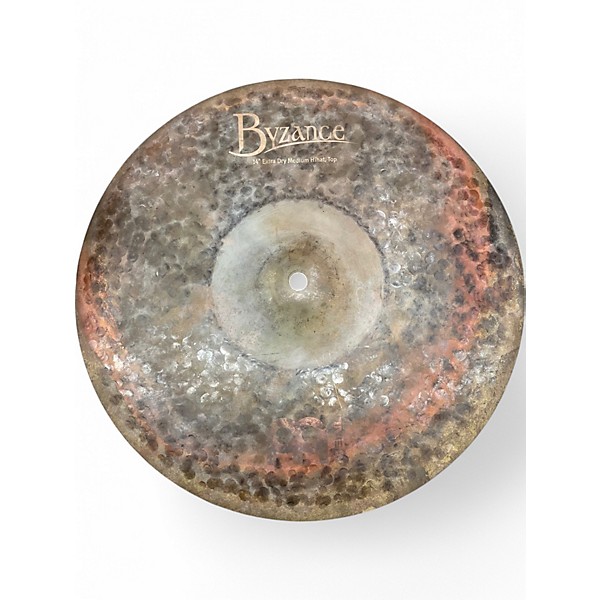 Used MEINL 14in Byzance EX Dry Medium Hi Hat Pair Cymbal