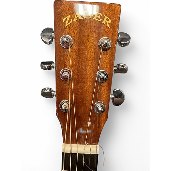 Used Zager Parlor E/N Natural Acoustic Electric Guitar
