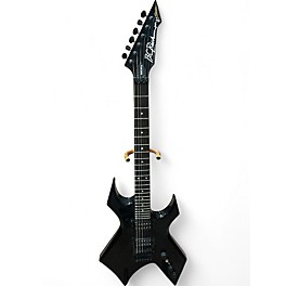 Used B.C. Rich STRANGER THINGS "EDDIES GUITAR" WARLOCK Black Solid Body Electric Guitar