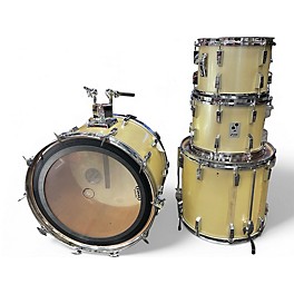 Vintage 1980s SONOR 4 Piece Phonic  Cream Drum Kit