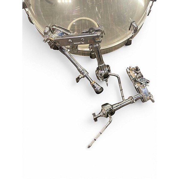 Used CRUSH 5 Piece ACRYILLIC CLEAR Drum Kit