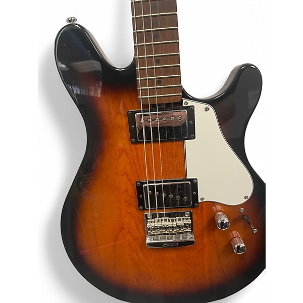 Used Sterling by Music Man Valentine Vintage Sunburst Solid Body Electric Guitar