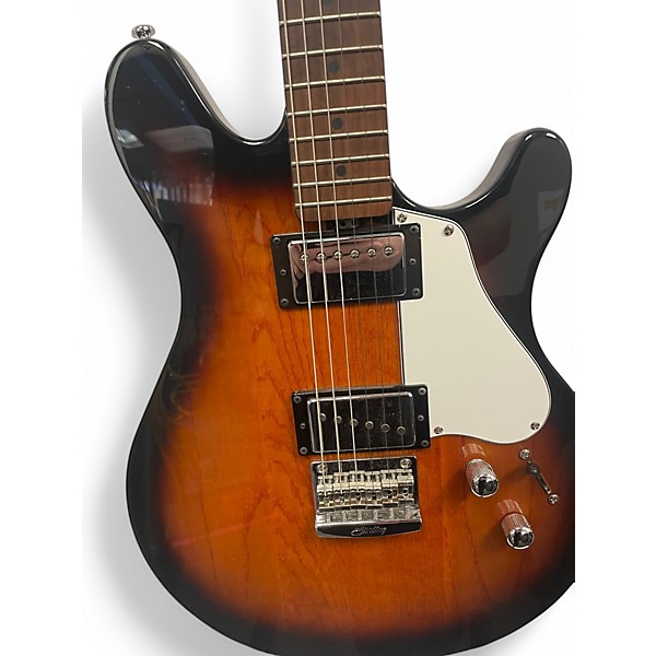 Used Sterling by Music Man Valentine Vintage Sunburst Solid Body Electric Guitar