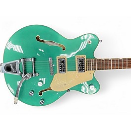 Used Gretsch Guitars G5622T Electromatic Center Block Double Cut Bigsby Apple Green Hollow Body Electric Guitar