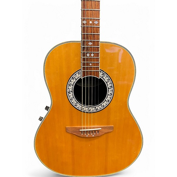 Used Celebrity By Ovation CC67 Natural Acoustic Electric Guitar