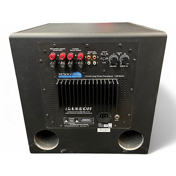 Used Samson Resolv 120a Subwoofer