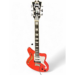 Used D'Angelico PREMIER bedford SH Fiesta Red Hollow Body Electric Guitar