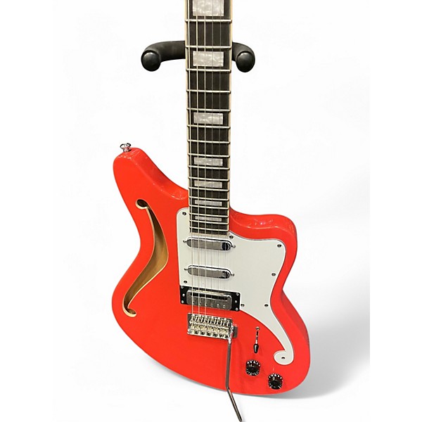 Used D'Angelico PREMIER bedford SH Fiesta Red Hollow Body Electric Guitar