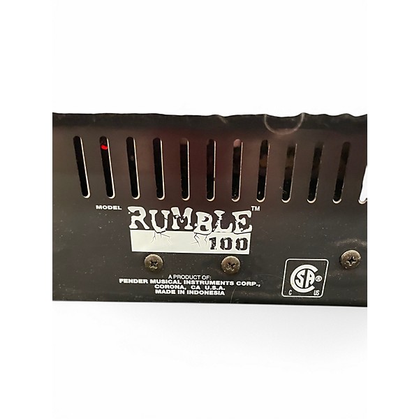 Used Fender Rumble 100 1x15 100W Bass Combo Amp